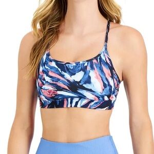 NWT ID Ideology Painterly Waves Sports Bra